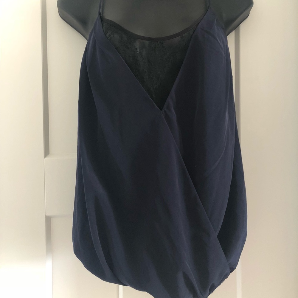 Blousy Tank with Lace